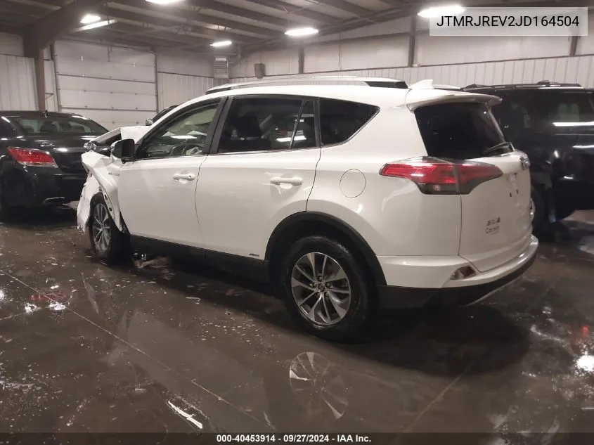 JTMRJREV2JD164504 2018 Toyota Rav4 Hybrid Xle