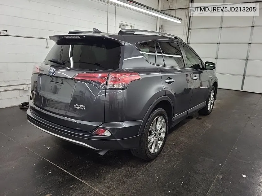 2018 Toyota Rav4 Hybrid Limited VIN: JTMDJREV5JD213205 Lot: 40460372