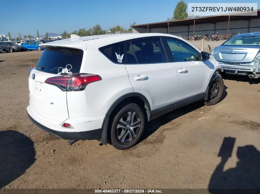 2T3ZFREV1JW480934 2018 Toyota Rav4 Le