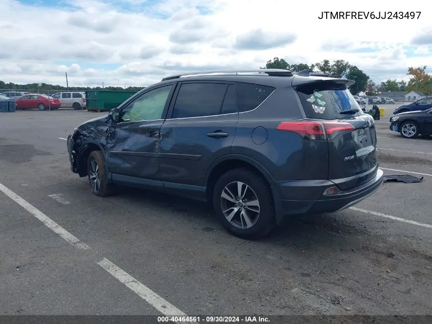 2018 Toyota Rav4 Xle VIN: JTMRFREV6JJ243497 Lot: 40464561