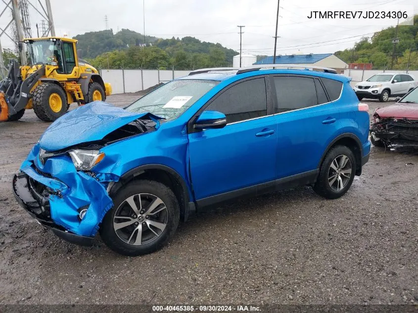 2018 Toyota Rav4 Xle VIN: JTMRFREV7JD234306 Lot: 40465385