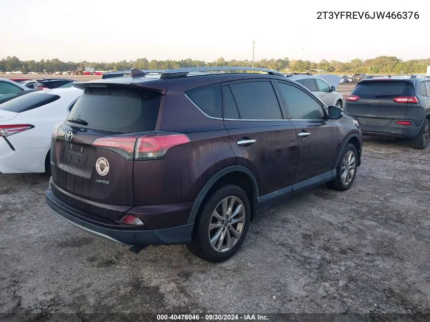 2T3YFREV6JW466376 2018 Toyota Rav4 Limited/Platinum