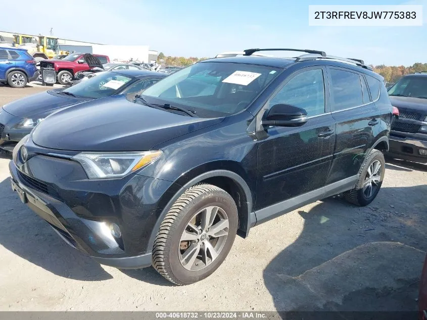 2018 Toyota Rav4 Adventure/Xle VIN: 2T3RFREV8JW775383 Lot: 40618732