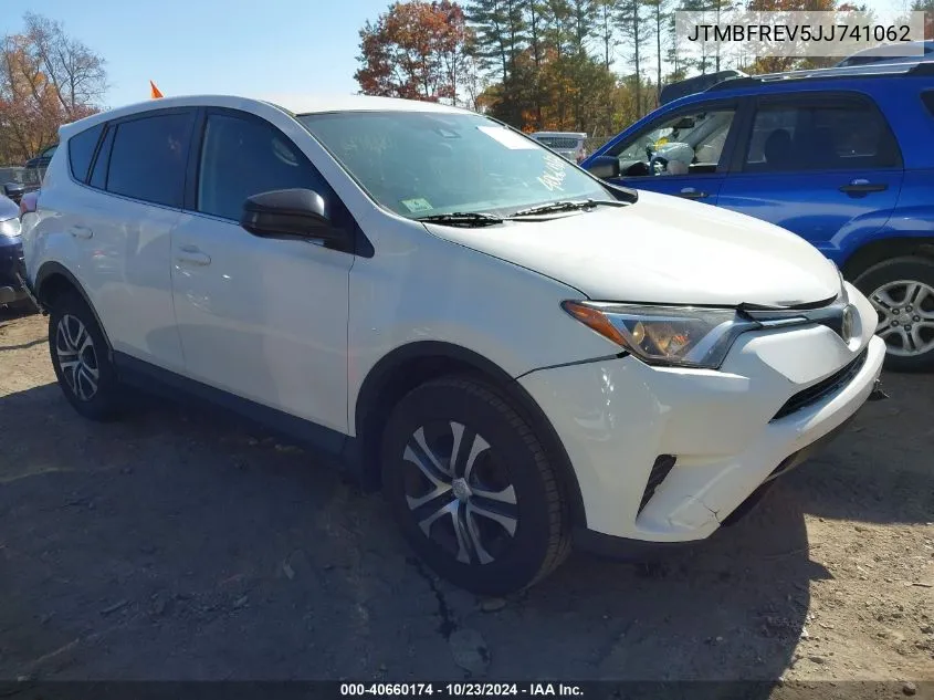 2018 Toyota Rav4 Le VIN: JTMBFREV5JJ741062 Lot: 40660174