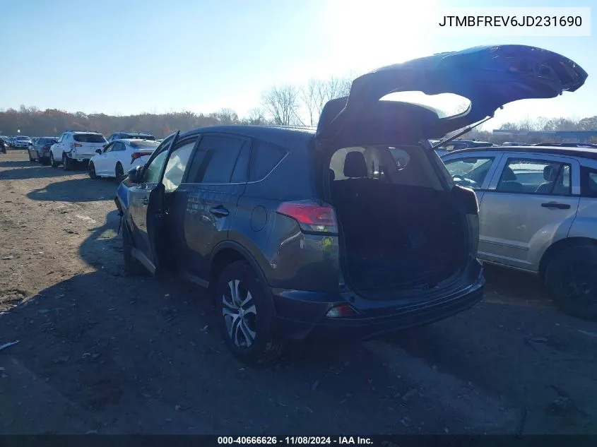 JTMBFREV6JD231690 2018 Toyota Rav4 Le