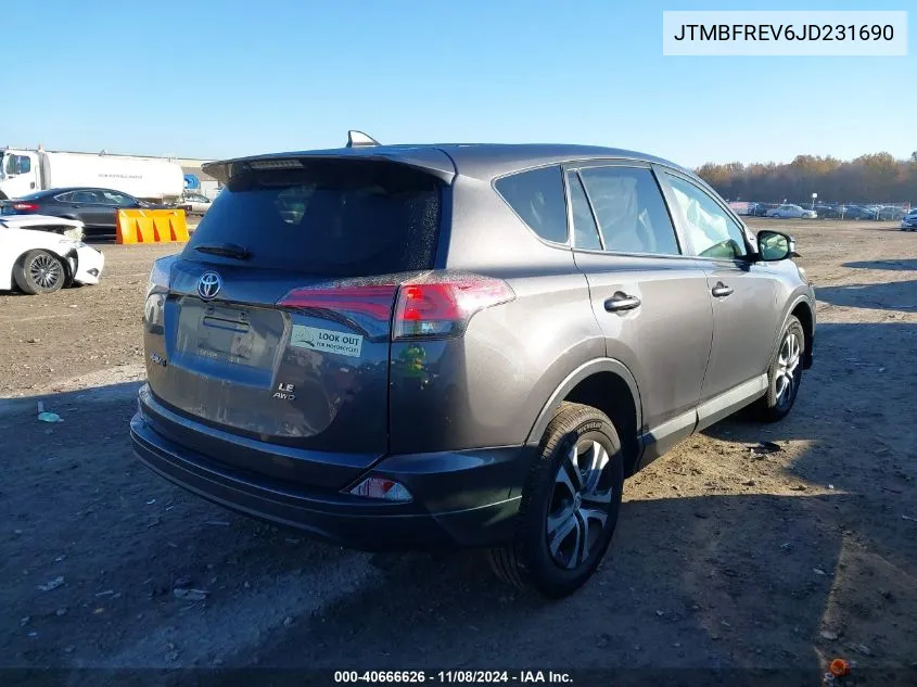 JTMBFREV6JD231690 2018 Toyota Rav4 Le