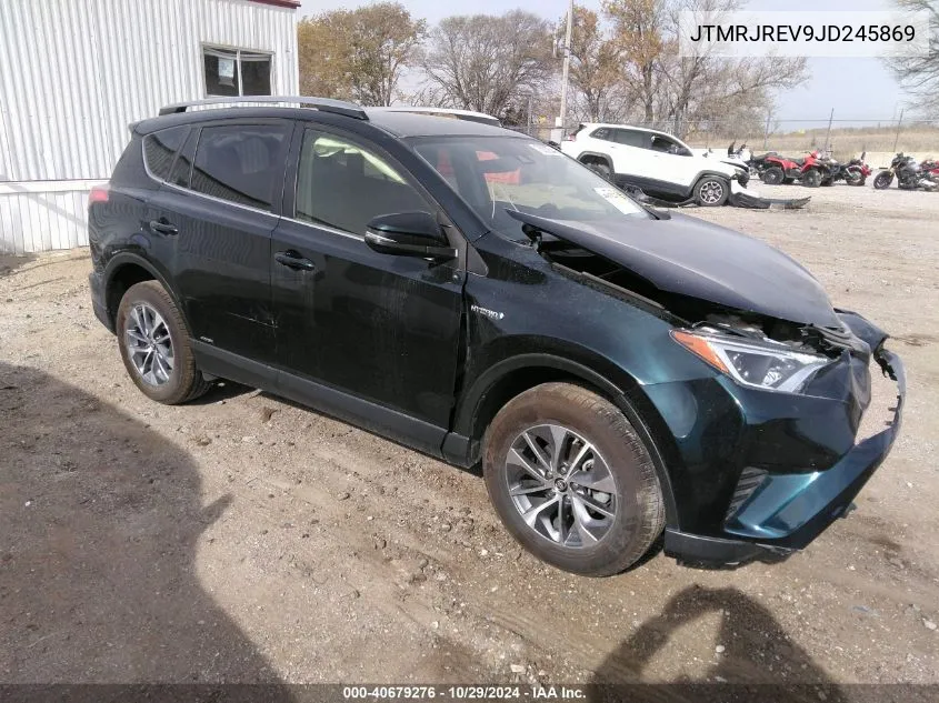 2018 Toyota Rav4 Hybrid Le VIN: JTMRJREV9JD245869 Lot: 40679276