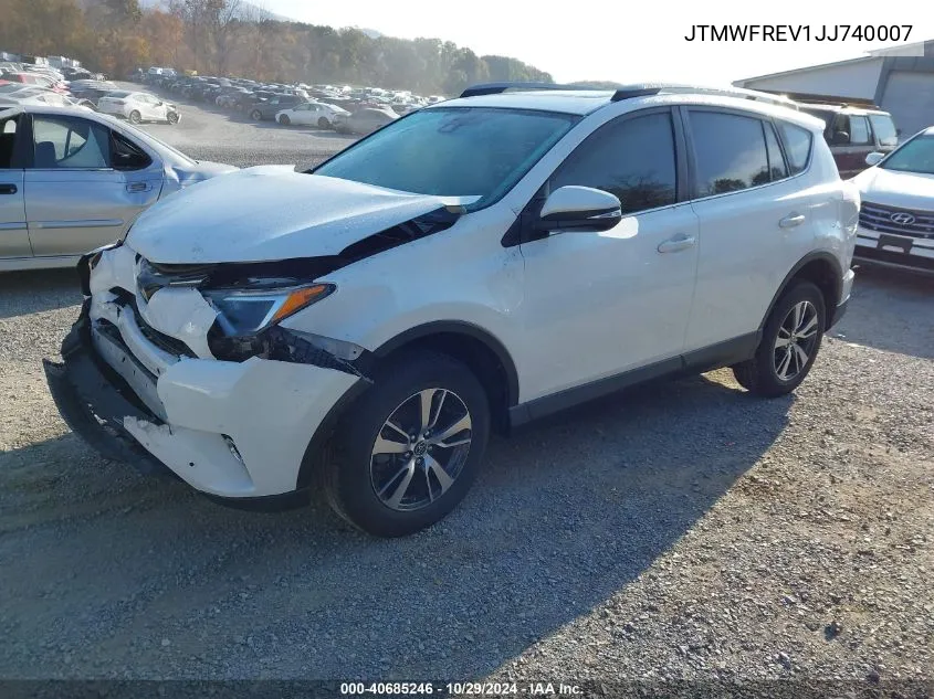 2018 Toyota Rav4 Adventure/Xle VIN: JTMWFREV1JJ740007 Lot: 40685246