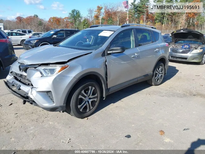 JTMBFREV0JJ195691 2018 Toyota Rav4 Le