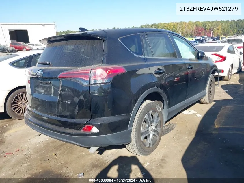 2T3ZFREV4JW521279 2018 Toyota Rav4 Le