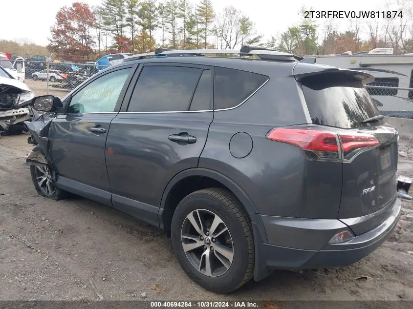 2018 Toyota Rav4 Adventure/Xle VIN: 2T3RFREV0JW811874 Lot: 40694284