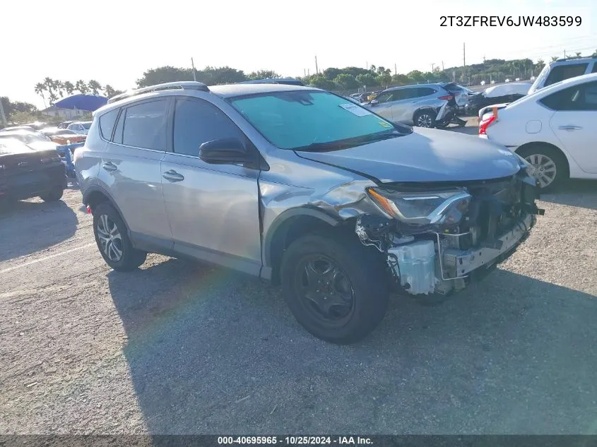 2018 Toyota Rav4 Le VIN: 2T3ZFREV6JW483599 Lot: 40695965