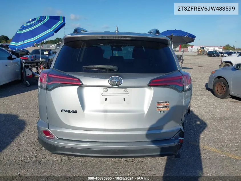 2018 Toyota Rav4 Le VIN: 2T3ZFREV6JW483599 Lot: 40695965