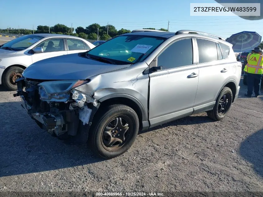 2018 Toyota Rav4 Le VIN: 2T3ZFREV6JW483599 Lot: 40695965