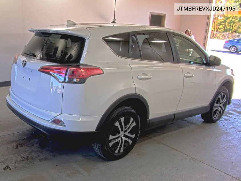 2018 Toyota Rav4 Le VIN: JTMBFREVXJD247195 Lot: 40704619