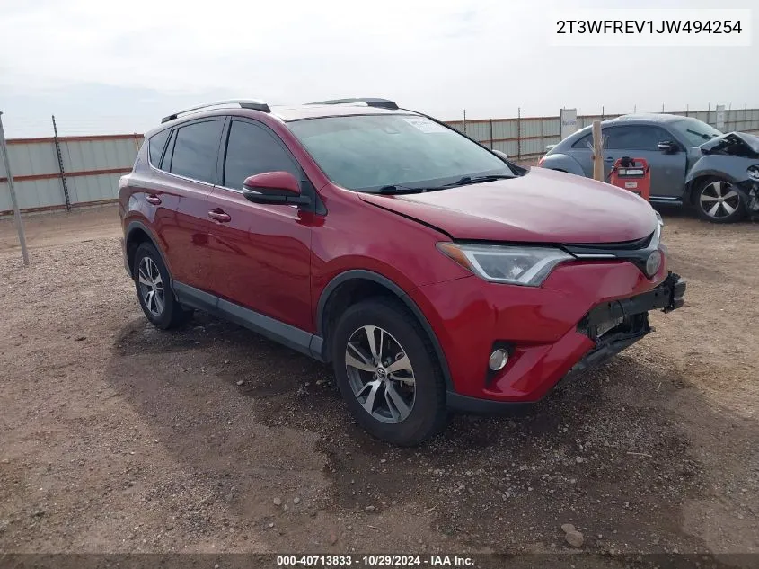 2T3WFREV1JW494254 2018 Toyota Rav4 Adventure/Xle