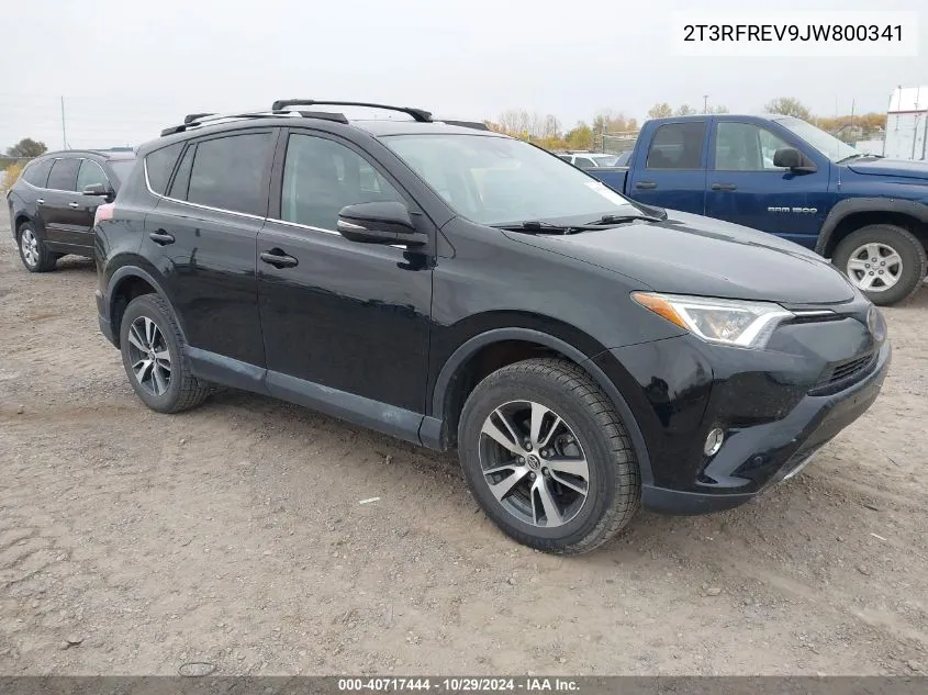 2018 Toyota Rav4 Adventure/Xle VIN: 2T3RFREV9JW800341 Lot: 40717444