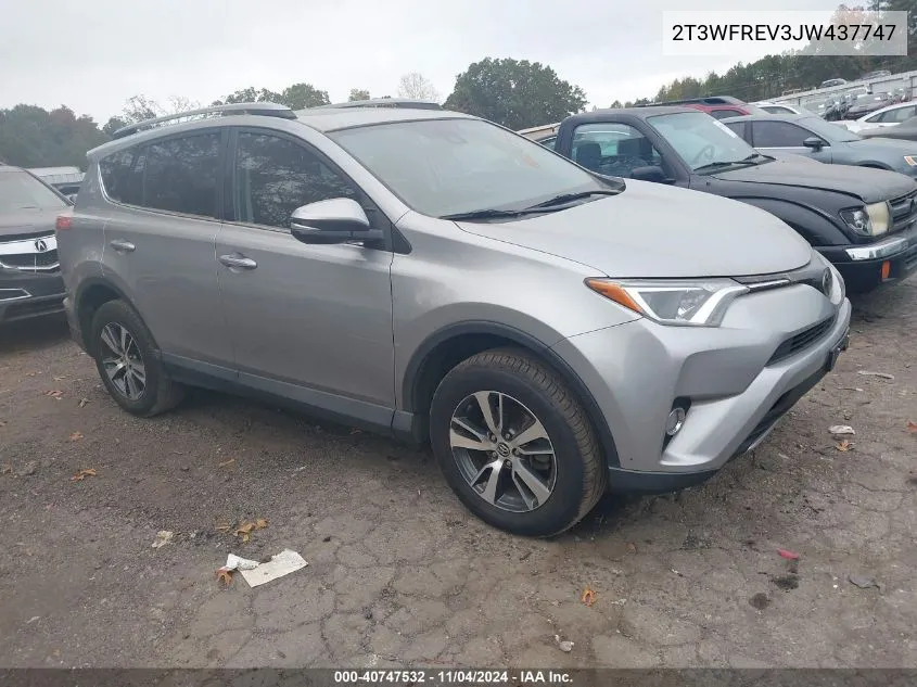 2018 Toyota Rav4 Adventure/Xle VIN: 2T3WFREV3JW437747 Lot: 40747532