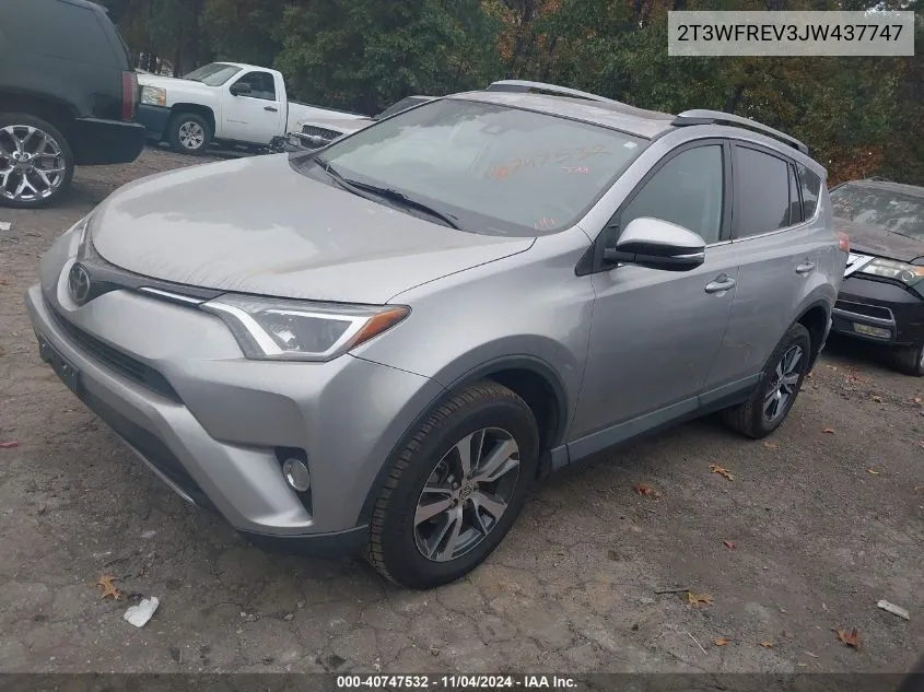 2T3WFREV3JW437747 2018 Toyota Rav4 Adventure/Xle