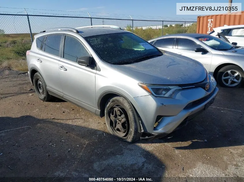 2018 Toyota Rav4 Le VIN: JTMZFREV8JJ210355 Lot: 40754050