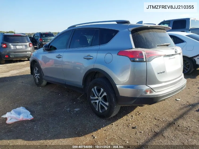 2018 Toyota Rav4 Le VIN: JTMZFREV8JJ210355 Lot: 40754050