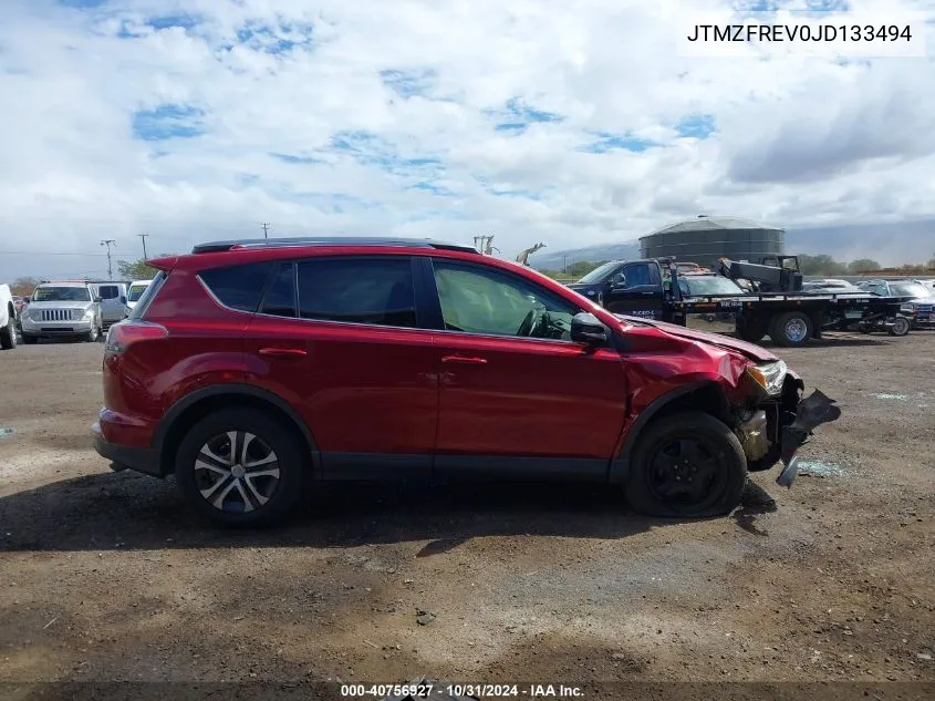 2018 Toyota Rav4 Le VIN: JTMZFREV0JD133494 Lot: 40756927