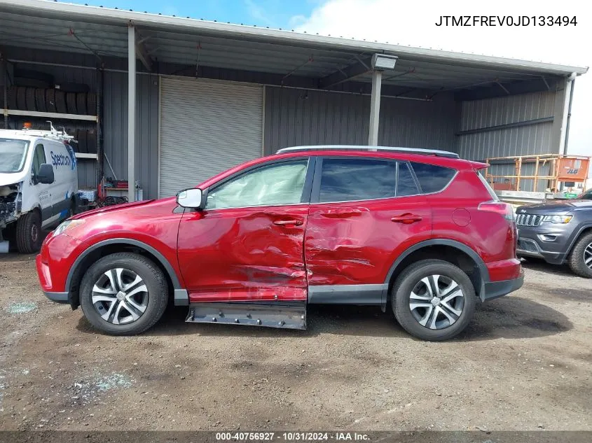 2018 Toyota Rav4 Le VIN: JTMZFREV0JD133494 Lot: 40756927