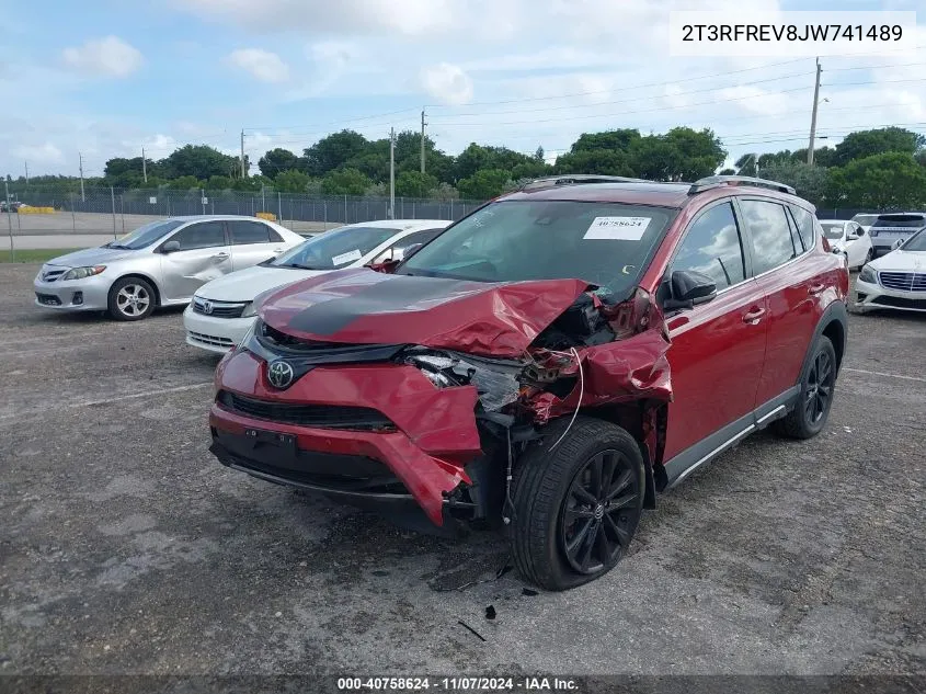 2018 Toyota Rav4 Adventure/Xle VIN: 2T3RFREV8JW741489 Lot: 40758624