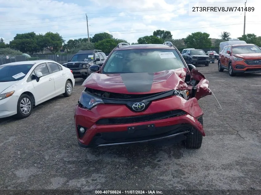 2018 Toyota Rav4 Adventure/Xle VIN: 2T3RFREV8JW741489 Lot: 40758624