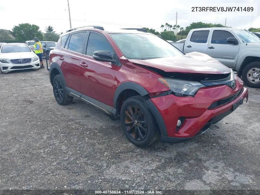 2018 Toyota Rav4 Adventure/Xle VIN: 2T3RFREV8JW741489 Lot: 40758624