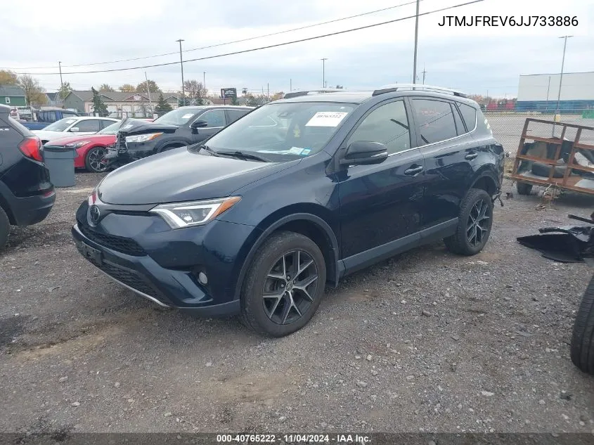 2018 Toyota Rav4 Se VIN: JTMJFREV6JJ733886 Lot: 40765222