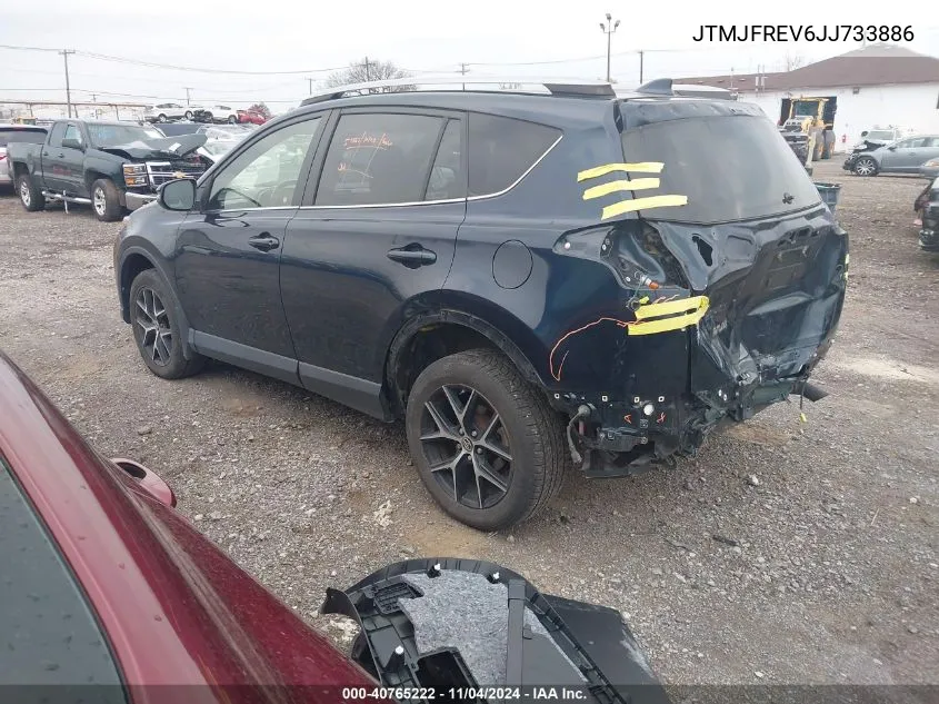 2018 Toyota Rav4 Se VIN: JTMJFREV6JJ733886 Lot: 40765222