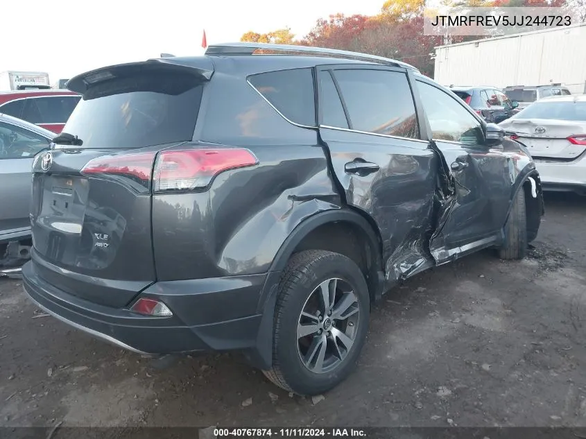 2018 Toyota Rav4 Adventure/Xle VIN: JTMRFREV5JJ244723 Lot: 40767874