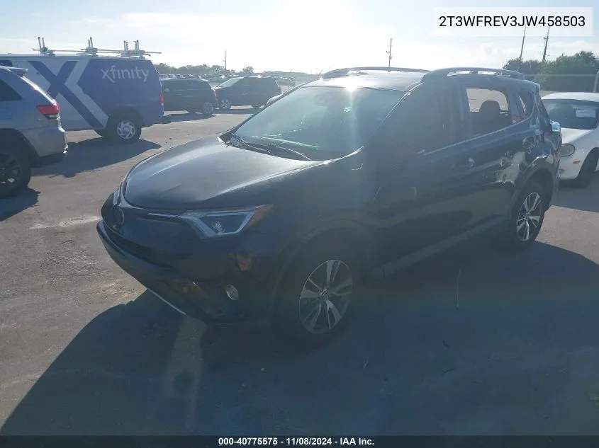 2018 Toyota Rav4 Adventure/Xle VIN: 2T3WFREV3JW458503 Lot: 40775575