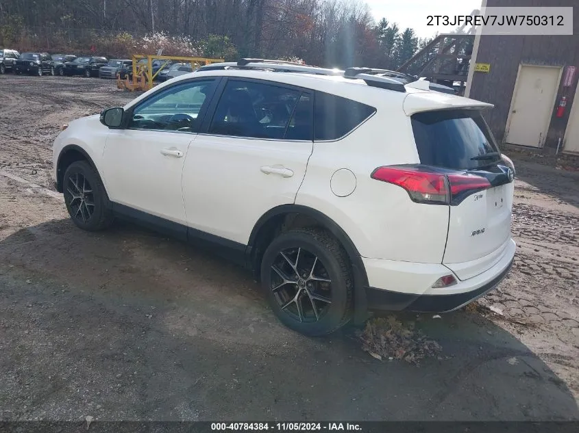 2T3JFREV7JW750312 2018 Toyota Rav4 Se