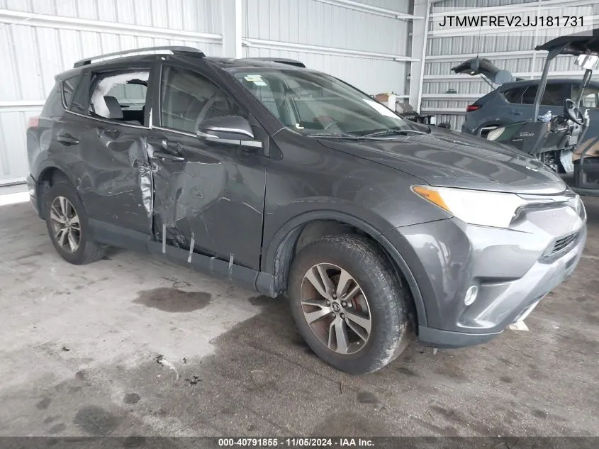 2018 Toyota Rav4 Adventure/Xle VIN: JTMWFREV2JJ181731 Lot: 40791855