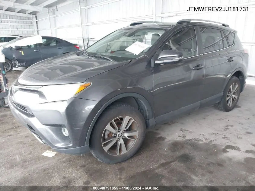 2018 Toyota Rav4 Adventure/Xle VIN: JTMWFREV2JJ181731 Lot: 40791855