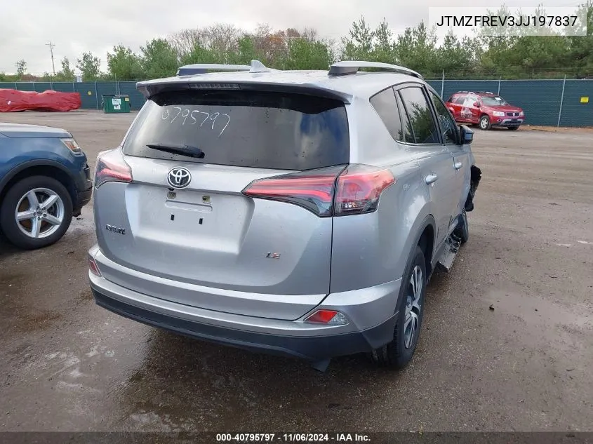 2018 Toyota Rav4 Le VIN: JTMZFREV3JJ197837 Lot: 40795797