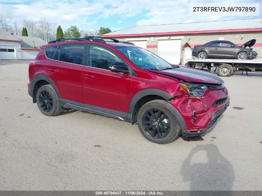 2018 Toyota Rav4 Adventure VIN: 2T3RFREV3JW797890 Lot: 40798437