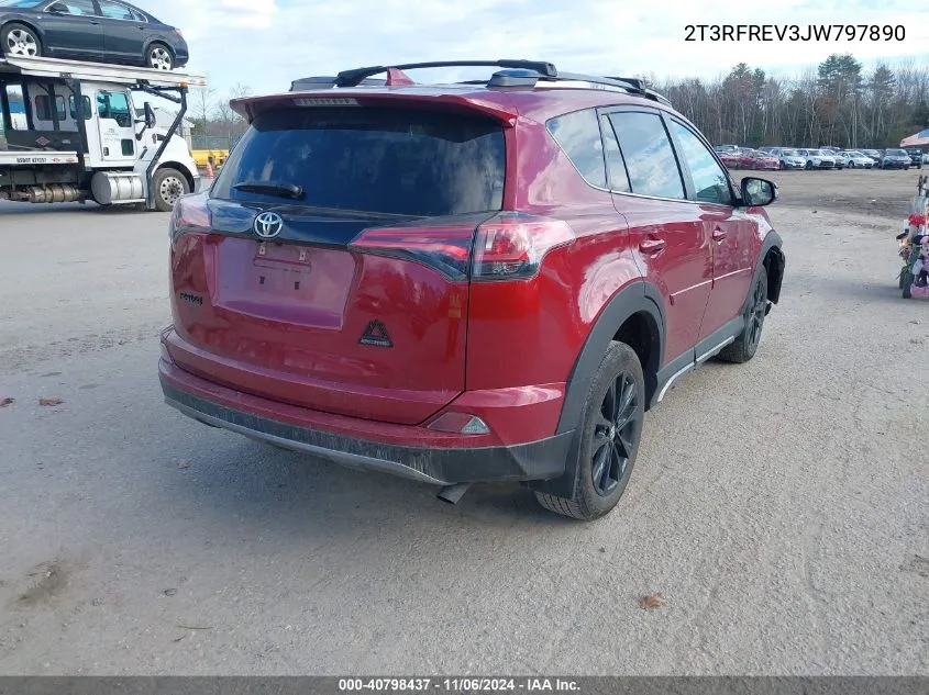 2018 Toyota Rav4 Adventure VIN: 2T3RFREV3JW797890 Lot: 40798437