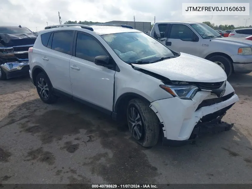 2018 Toyota Rav4 Le VIN: JTMZFREV0JJ160633 Lot: 40798629