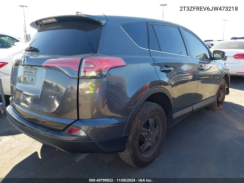 2T3ZFREV6JW473218 2018 Toyota Rav4 Le