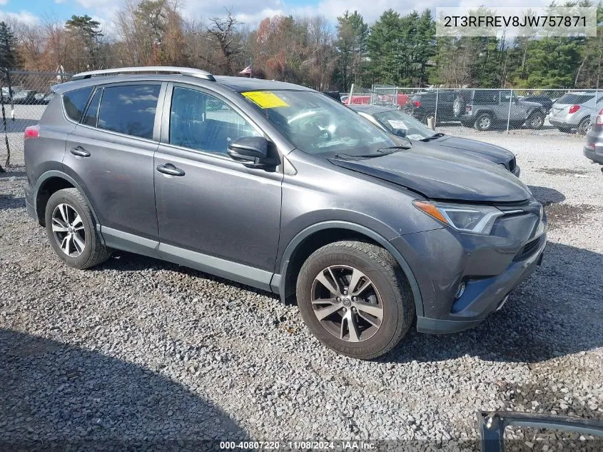 2018 Toyota Rav4 Adventure/Xle VIN: 2T3RFREV8JW757871 Lot: 40807220