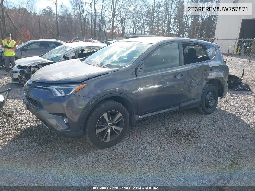 2018 Toyota Rav4 Adventure/Xle VIN: 2T3RFREV8JW757871 Lot: 40807220