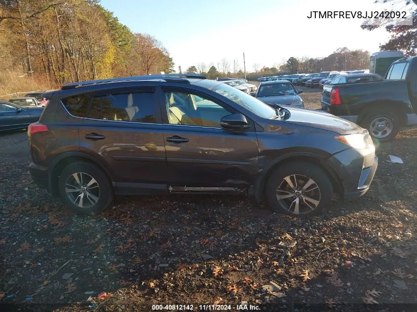 2018 Toyota Rav4 Adventure/Xle VIN: JTMRFREV8JJ242092 Lot: 40812142