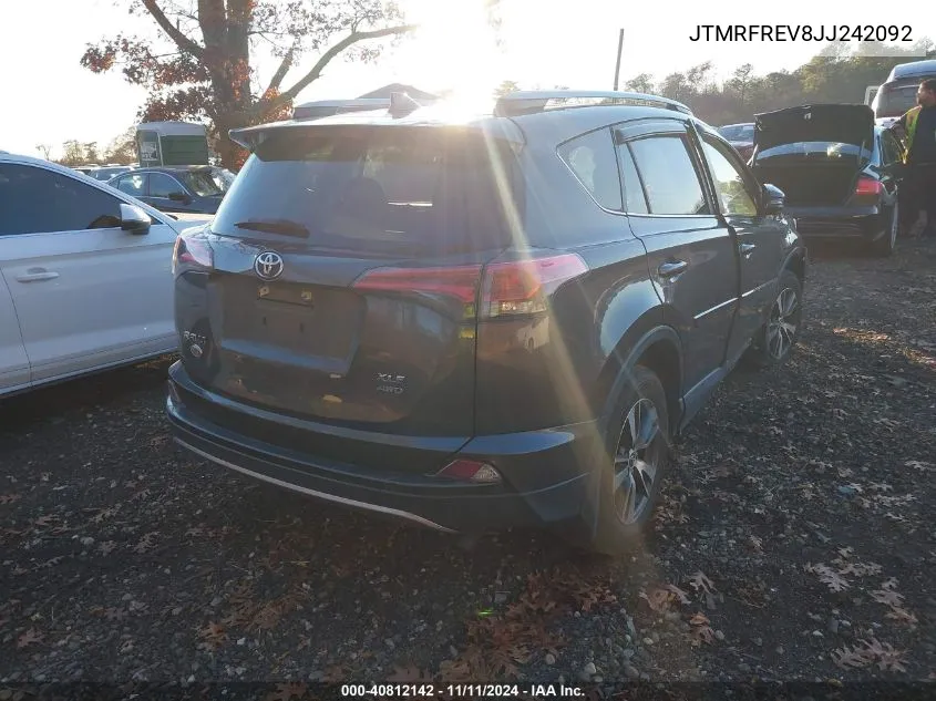 2018 Toyota Rav4 Adventure/Xle VIN: JTMRFREV8JJ242092 Lot: 40812142