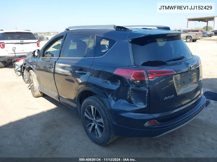 2018 Toyota Rav4 Adventure/Xle VIN: JTMWFREV1JJ152429 Lot: 40836134