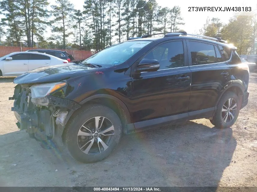 2018 Toyota Rav4 Adventure/Xle VIN: 2T3WFREVXJW438183 Lot: 40843494