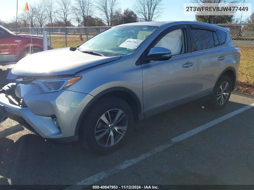 2018 Toyota Rav4 Xle VIN: 2T3WFREV8JW477449 Lot: 40847953