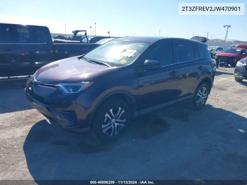 2018 Toyota Rav4 Le VIN: 2T3ZFREV2JW470901 Lot: 40856209